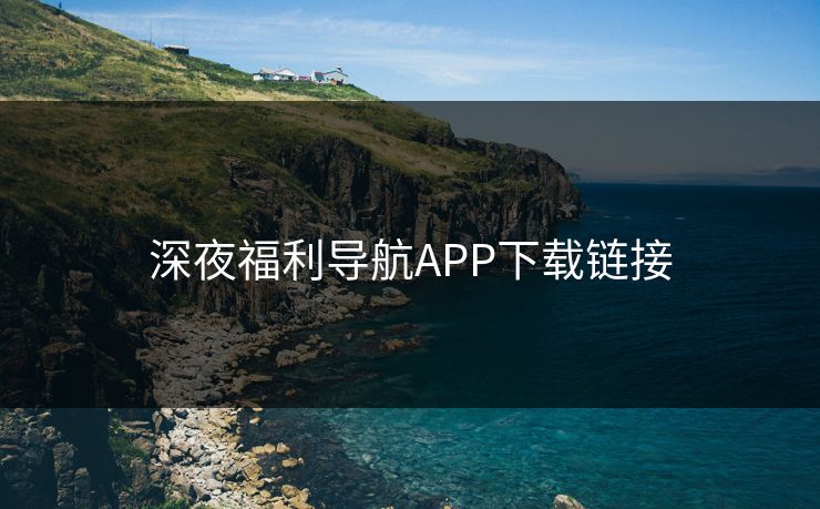 深夜福利导航APP下载链接